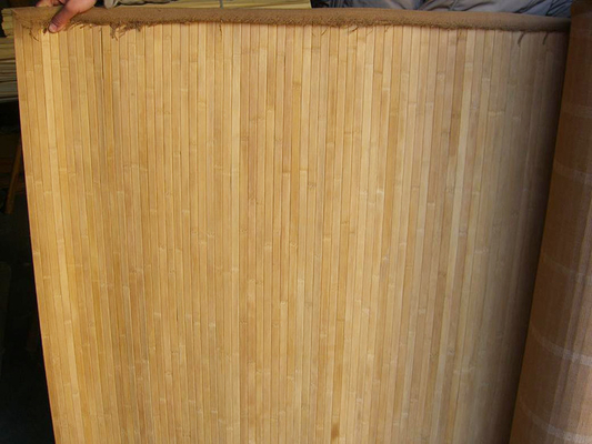 Moso Bamboo Grain Decorative 3D Wallpaper Bamboo Paneling Roll بنمط طبيعي