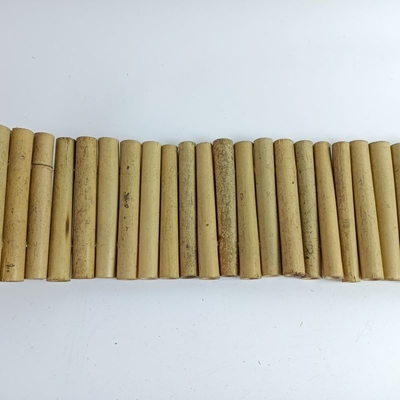 20x100 سنتيمتر سياج حدودي من قصب الخيزران لتزيين شرفة الحديقة الصغيرة