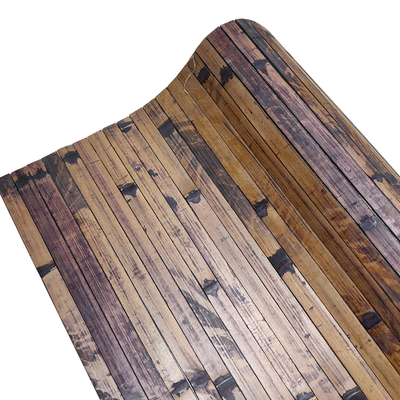Moso Bamboo Grain Decorative 3D Wallpaper Bamboo Paneling Roll بنمط طبيعي