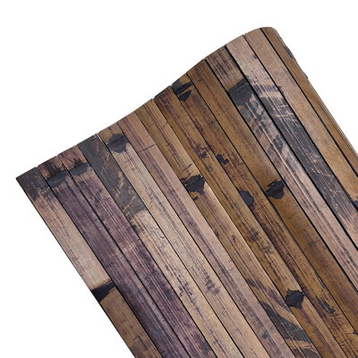 Moso Bamboo Grain Decorative 3D Wallpaper Bamboo Paneling Roll بنمط طبيعي