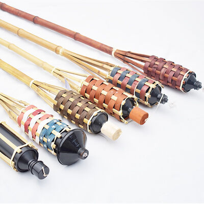 إضاءة الحديقة مع الأسلوب والسلامة أدلة الشعلة الخيزرانية النهائية