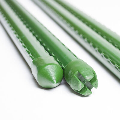 90cm L 8mm قطر النباتات الداعم القضيب الفولاذي تصميم جديد بلاستيك مغلفة الحديقة الشبكة للدفيئة مريحة